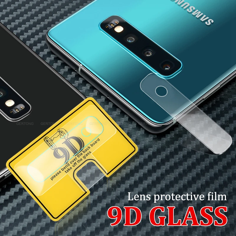 2 шт. защитная пленка для объектива камеры Samsung Galaxy S10 S10e 9D|Защитные стёкла и