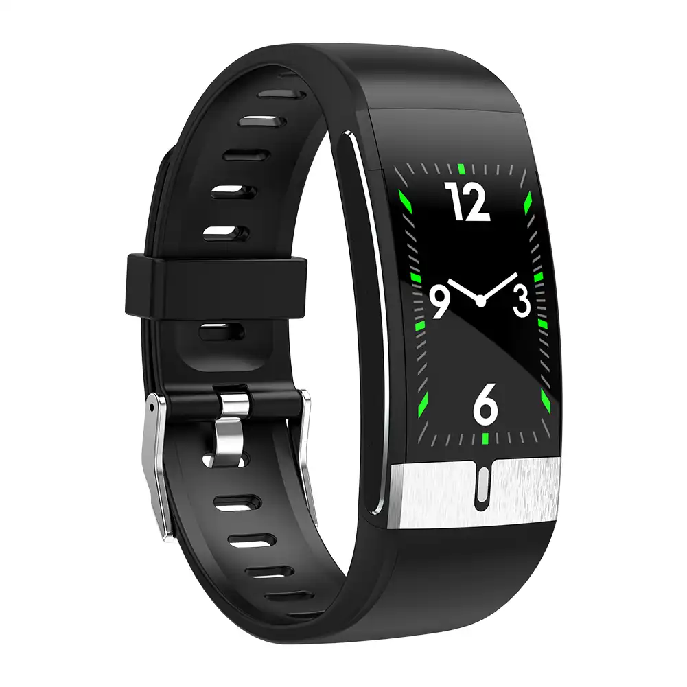 スマートウォッチ防水スマートブレスレット E66 スマートバンドブレスレット Ppg Ecg 体温心拍数モニター ブラック スマートウォッチ Aliexpress