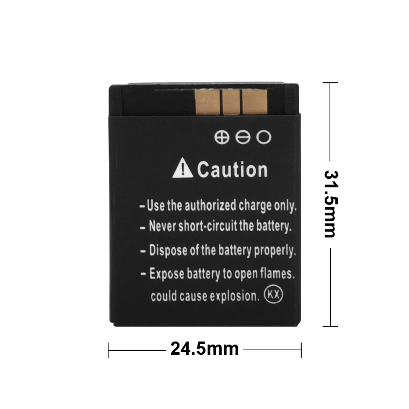3.7V 380mAh Rechargeable Li-ion polymer Battery For DZ09 KSW-S6 RYX-NX9 A1 Smart Watch Backup