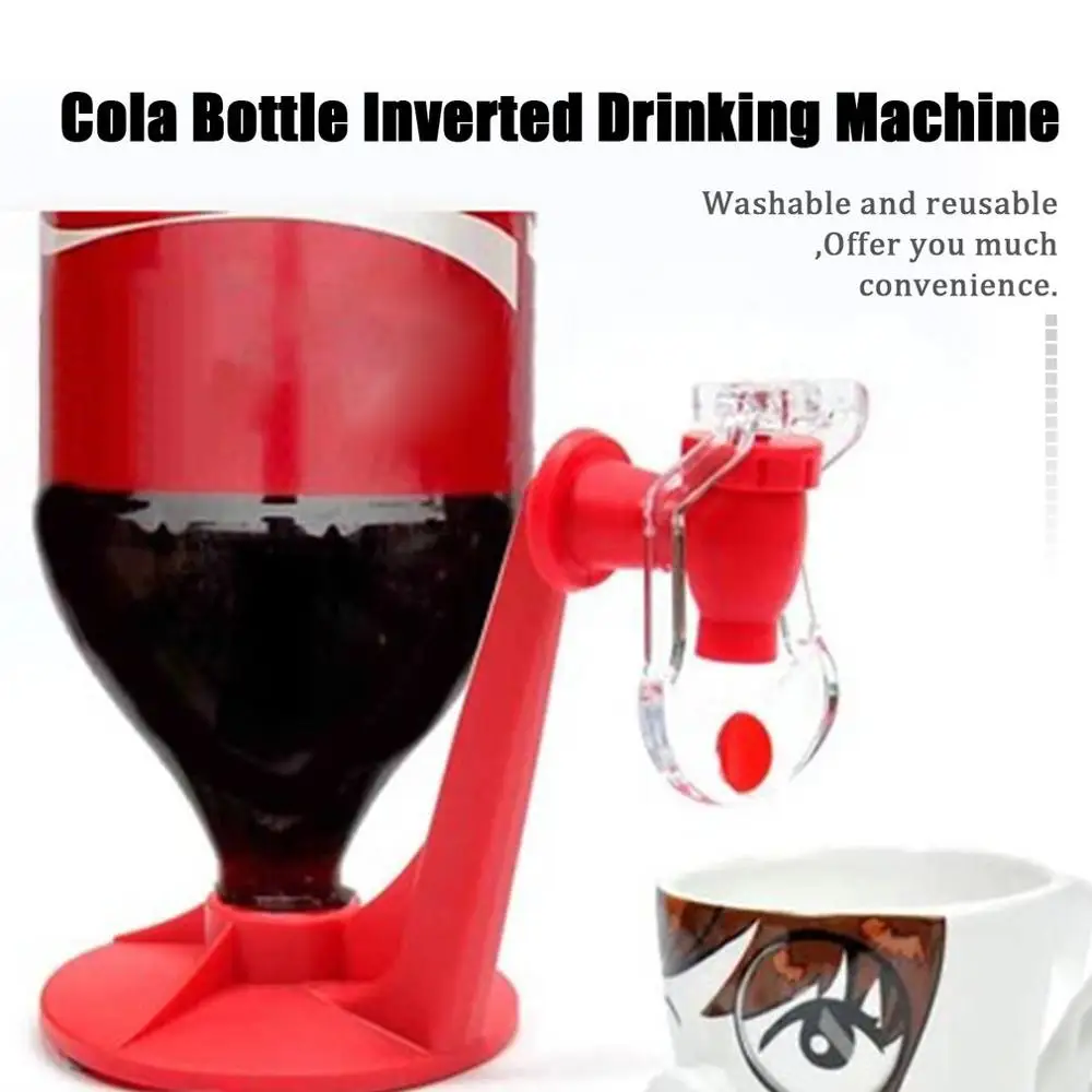 

Attractive Insulation Material Saver Soda Coke Bottle Upside Down Drinking Water Dispense Machine Gadget Party Bar Accessories