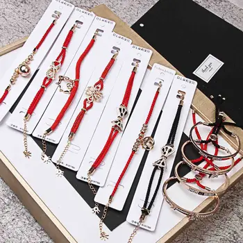 

30 Pcs/lot simple fashion women zircon bracelet luxury alloy bracelet women jewelry wholesale 1031-74