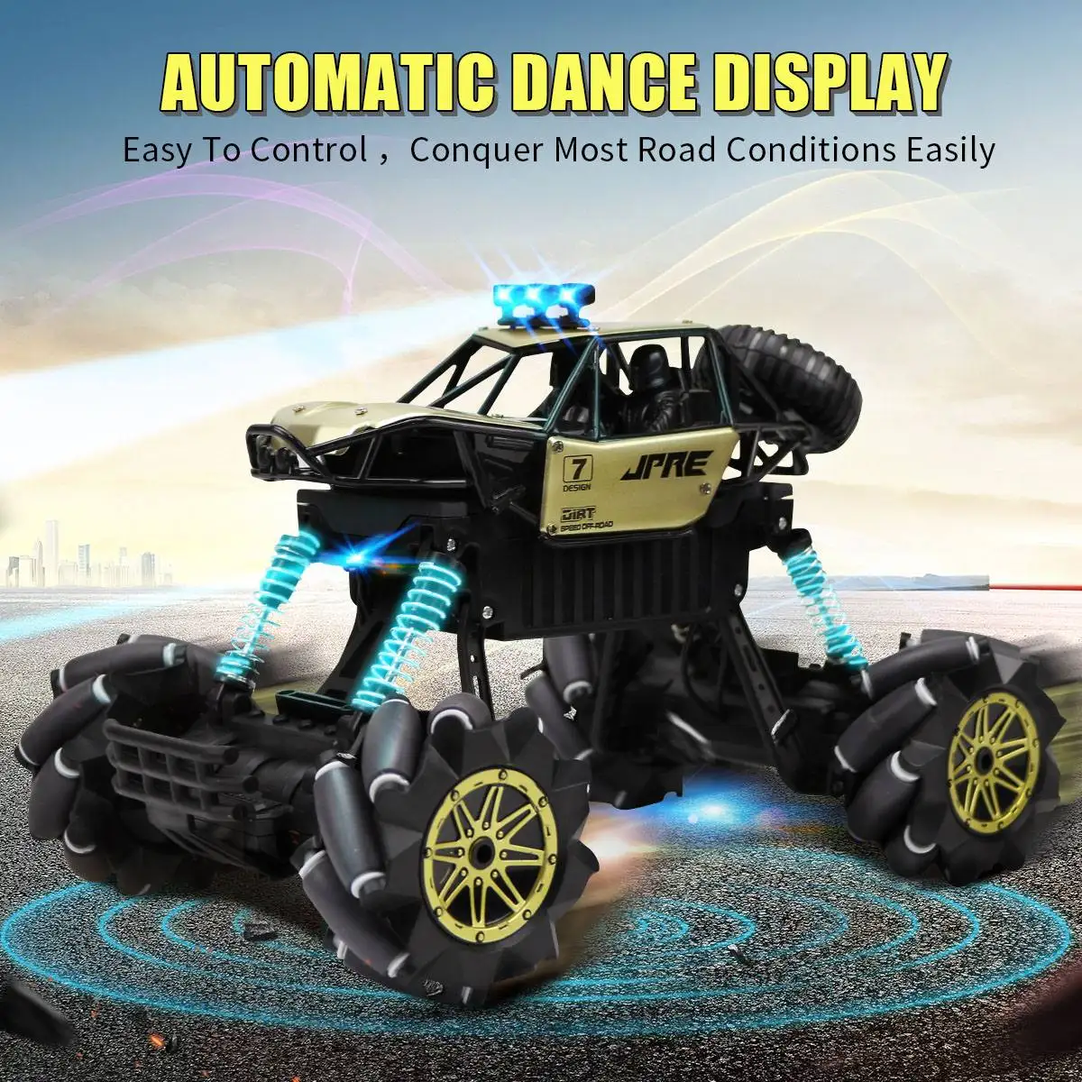 RC автомобиль 1/14 4WD пульт дистанционного управления высокоскоростной автомобиль 2,4 ГГц электрический RC игрушки круглый Дрифт грузовик багги внедорожные игрушки Дети Suprise
