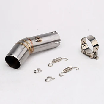 Motorcycle 51mm Exhaust Muffler Middle Link Pipe For Suzuki GSXR600 GSXR750 2011 to 2017 GSXR 600 GSXR 750 L1 L2 - L6 L7 Slip-on