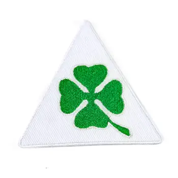 

2PCS Lucky Clover Patch Iron on Transfers for Clothing Embroidery Applique Clothes Stickers DIY Sewing Accessories Women Clothes