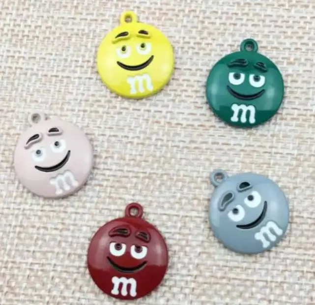 Mix color 1000pcs Каваи М Бобы кабошоны для самостоятельного изготовления украшения для скрапбукинга телефон Ремесло украшения части Кулон Серьги Подвески - Цвет: Mix color 1000pcs