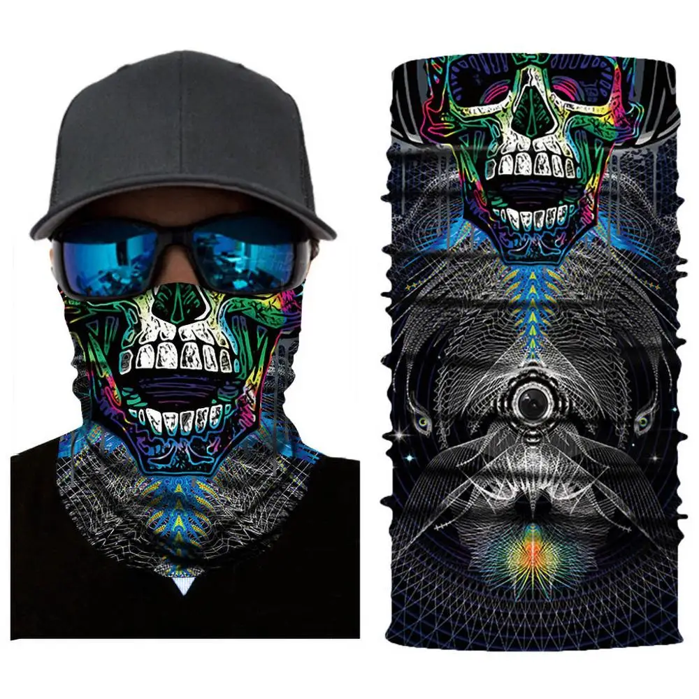 Men and women ski mask outdoor winter riding bicycle cold turban mask windproof sunscreen collar scarf mask bragas cuello 30O7