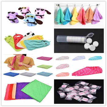 

Soft Towel Travel Portable Quick Dry Cotton Towel Cartoon Microfiber Absorbent Towel Bathroom Supplies