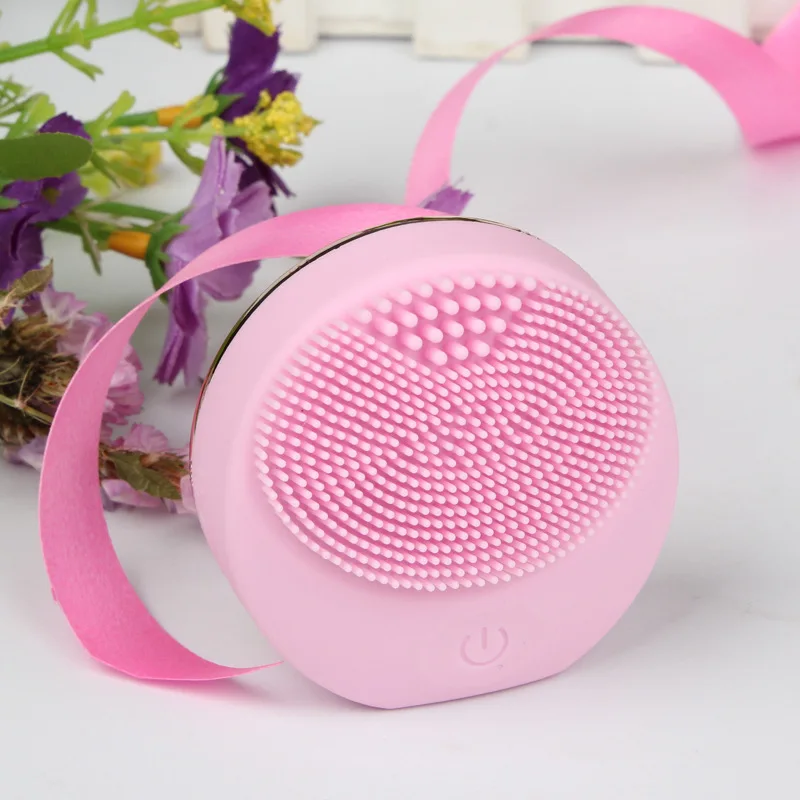 

New 1PC Silicone Face Cleansing Brush Cleanser Pore Cleaner Exfoliator Face Scrub Washing Brush Skin Care Double Sided Massage
