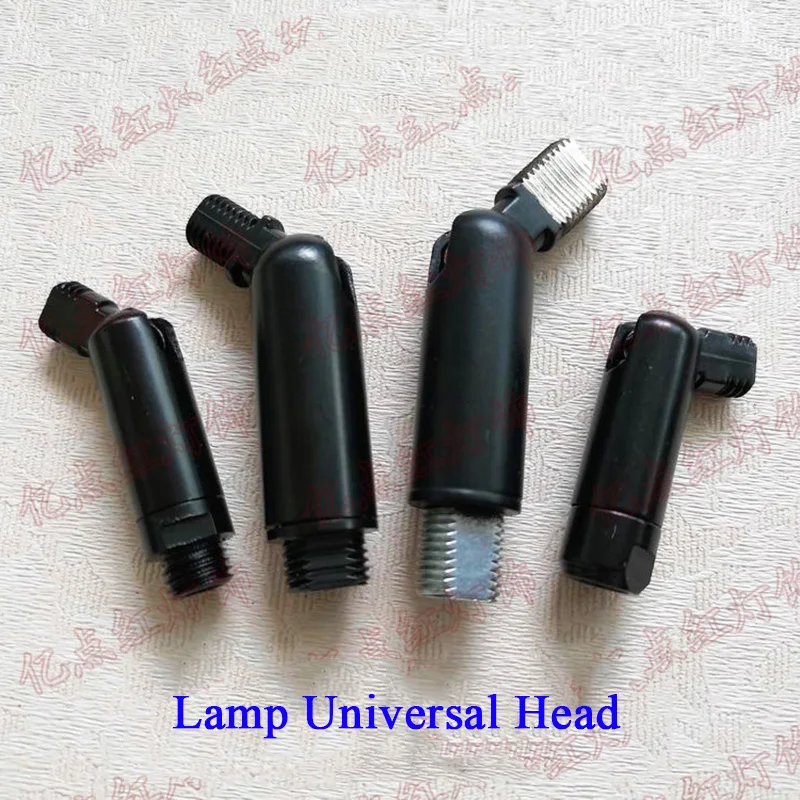 M10 LED Lamp Parts Universal Head Metal Rocker Steering Pipe with Bracket M8 M10 Tooth for DIY Spotlight M8 Flexible Tube