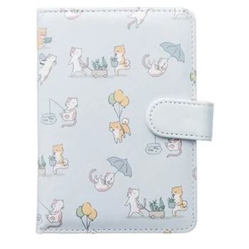 

Cute Cartoon Printed Notebook Kawaii Animal PU Cover Nopated Traveler Journey Diary School Office Supply