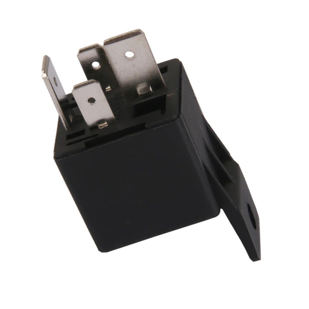 Black Car Truck Auto Heavy 12V 80A 80 AMP SPST Relay Relays 4 Pin