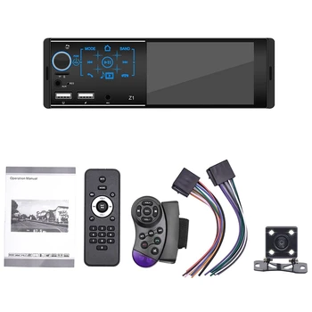 

NEW-4.1 Inch 1 Din Contact Sn Car Stereo FM Radio MP5 Player Bluetooth Dual USB,Z1