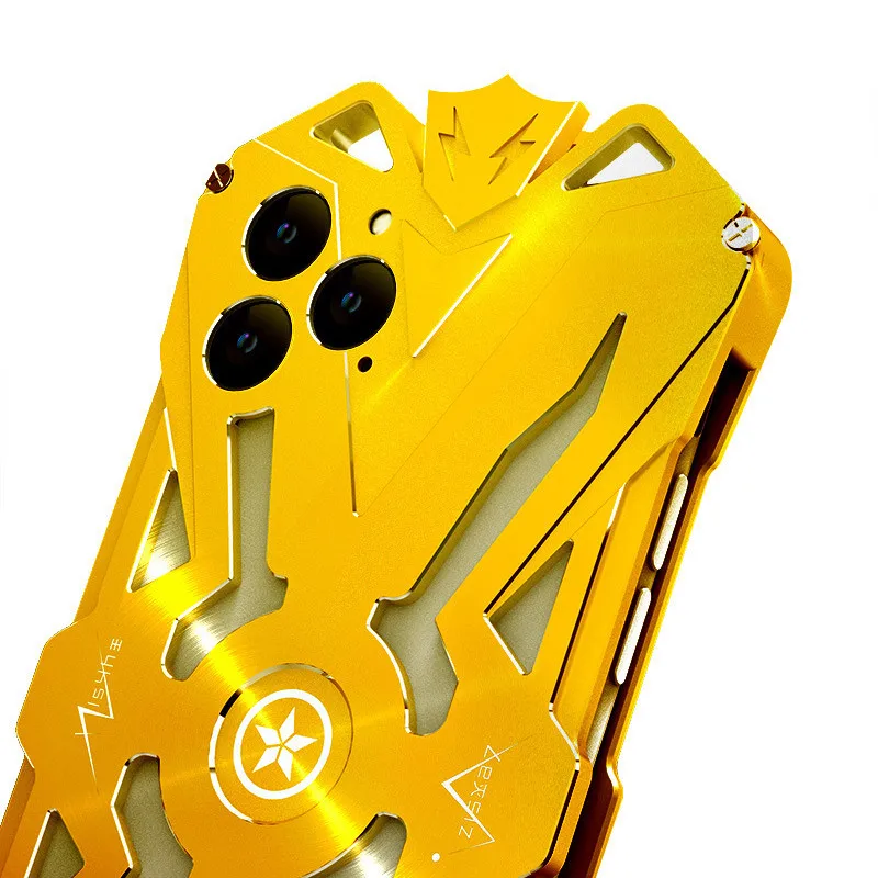 Чехол для iPhone 11 Pro Max, защитный чехол, авиационный алюминиевый металлический мощный чехол для iPhone 11 Pro Max, противоударный чехол