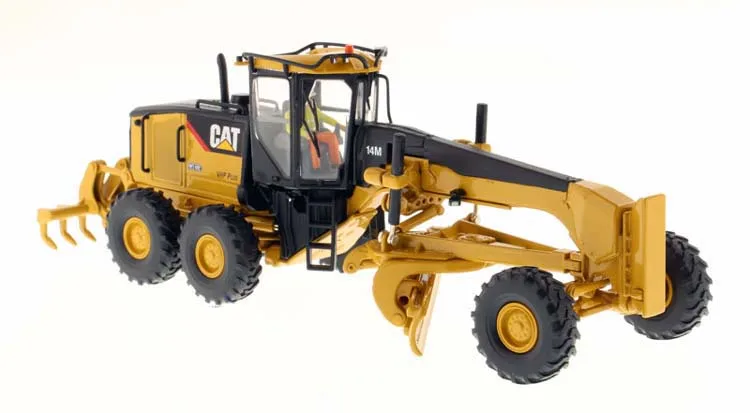 Автогрейдер DM 1:50 Caterpillar CAT 14 м инженерный Автопогрузчик из сплава модель 85189