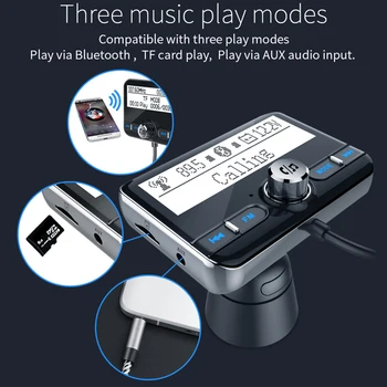 

2.4" LCD Display BC31 Bluetooth FM Transmitter Car FM Modulator Car Mp3 Player Car Kit Handsfree Wireless Bluetooth Car Charger