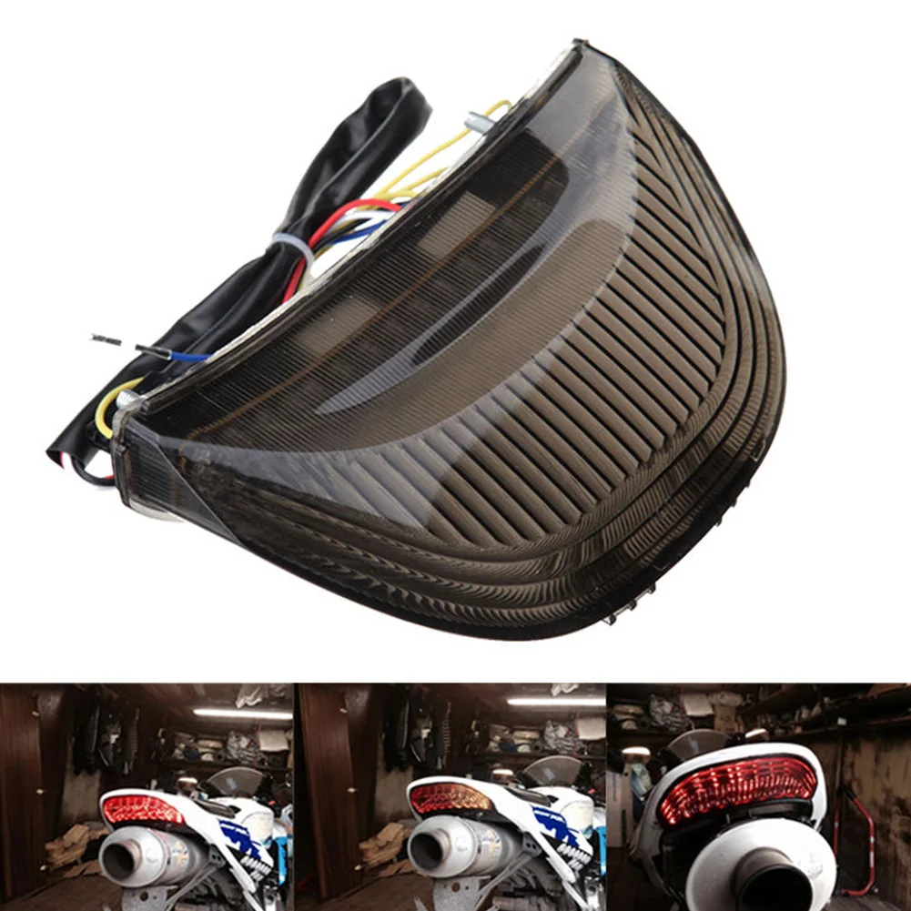 

Turn Signal Tail Lamp Rear Low Power Energy Saving Led Motorcycle Accessory Smoke Easy Install Warning Brake Light For Honda