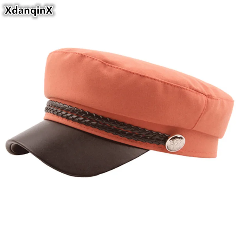 XdanqinX Snapback Кепка Для Взрослых Женщин плоская кепка армейские военные шапки элегантные модные женские спортивные кепки s осень новая Студенческая шляпа