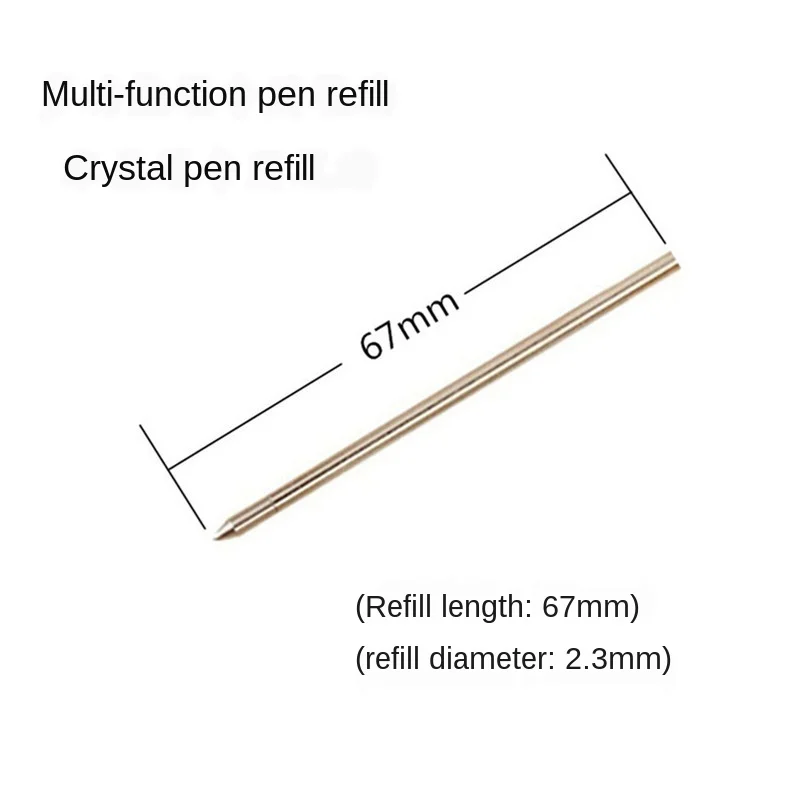 Repuesto para bolígrafo de cristal oleoso, 0,7mm, función de núcleo especial