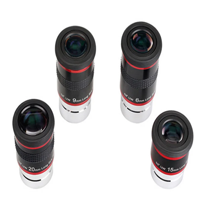 

Astronomical telescope accessories 68 degrees ultra wide angle high magnification HD eyepiece with four specifications
