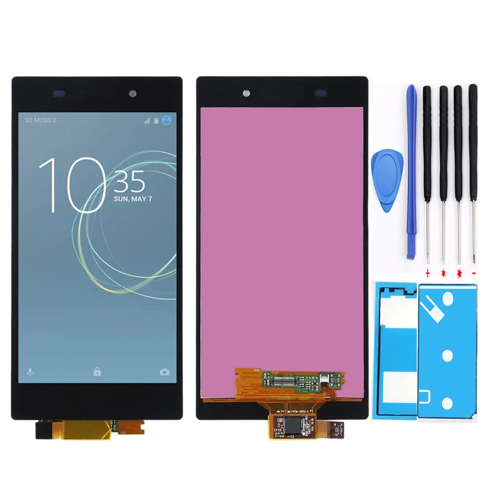 Black lcd glue tools C6903 ЖК-дисплей для sony Xperia Z1 L39H C6902 C6903 C6906 ЖК-дисплей сенсорный экран дигитайзер полная сборка Замена L39H ЖК-дисплей черный - Цвет: Black lcd glue tools