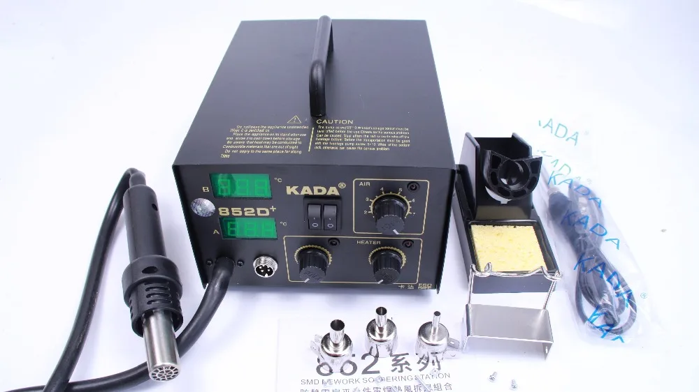 Паяльная машина Kada852D+ паяльники паяльная станция с горячим воздухом электрические паяльные инструменты kada852D