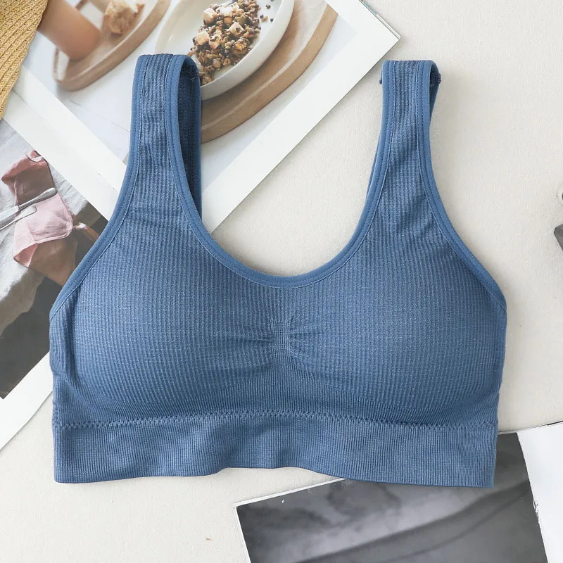 Large U-neck Tube Tops Beauty Back Wide Shoulder Strap Backless Padded Sports Bra Fashion Ladies Anti-lighting Tube Top New Large U-neck Tube Tops Beauty Back Wide Shoulder Strap Backless Padded Sports Bra Fashion Ladies Anti-lighting Tube Top New