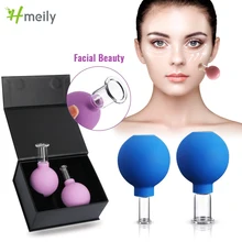 2pcs Gift Box Vacuum Cupping Glasses Hijama Therapy Set Physiotherapy Jars Ventosa Anti-Cellulite Massager For Face Suction Cups