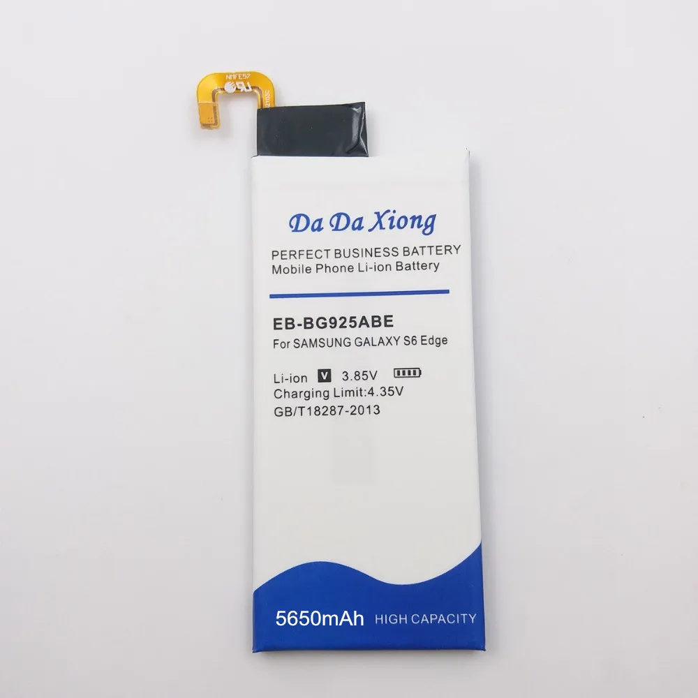 Аккумулятор для телефона Samsung GALAXY S6 Edge G9250 G925F G925FQ G925S 5650 мАч|Аккумуляторы