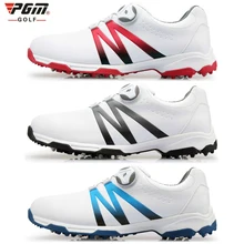 1 para PGM buty golfowe dla mężczyzn buty Super skórzane buty sportowe, wodoodporna, oddychająca antypoślizgowy buty męskie profesjonalne adidasy