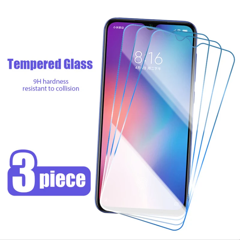 Защитное стекло закаленное для Xiaomi Mi 9/10/9 Lite/10T/10 Lite/10 Pro/5G/Note3/Poco X3/M3/X3/NFC/F2 Pro 3 шт. |