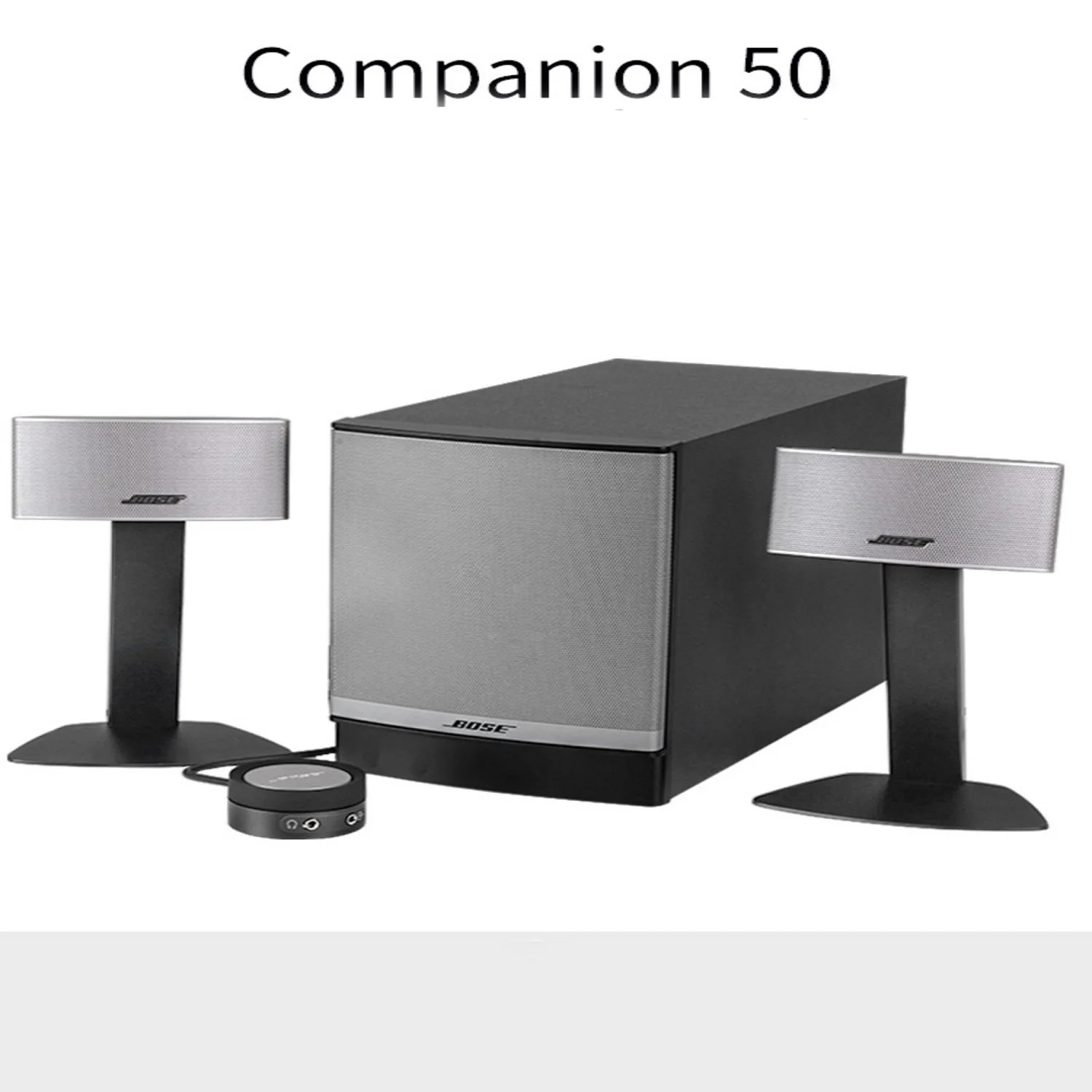 Bose Companion50 sistema de altavoces multimedia, 2,1 canales, Conector de  3,5mm, bajos, C50, para ordenador de escritorio|Auriculares y audífonos| -  AliExpress