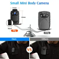BOBLOV N9 Body camera IR Night Vision Body Mounted Camera DVR Video Recording Mini camera Bodycam Audio Camcorders Magnet Mount 5