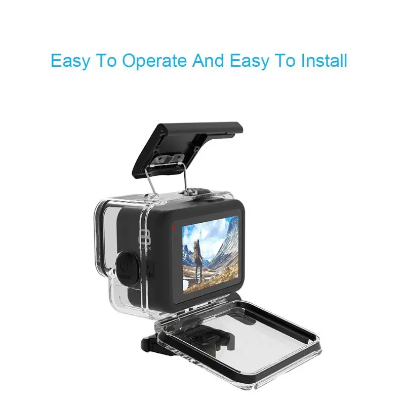 Водонепроницаемый чехол 60 м защитная крышка корпуса для камеры GoPro Hero 8