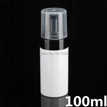

100/120/150/200/250ml Foaming PET Bottle Liquid Dispenser with Foaming Black Pump Liquid Soap Foam Pump Plastic Cosmetic Bottle