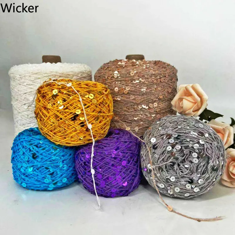 Sequin Cotton Yarn 2