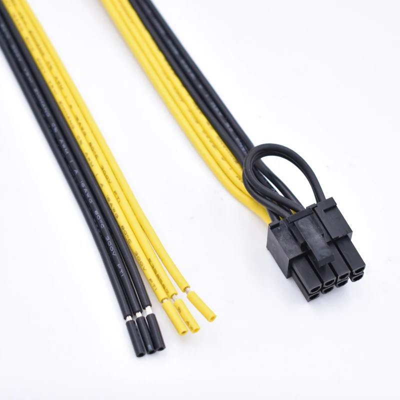 60 см 18AWG/16AWG PCI E 8pin (6 + 2) видеокарта DIY кабель питания|Компьютерные кабели и разъемы|