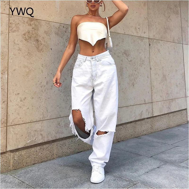 Mid Waist Boyfriend Fashion Loose 