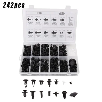 

Nylon Rivet Clips Bumper Fender Retainer Hood Trim Set Accessories Car