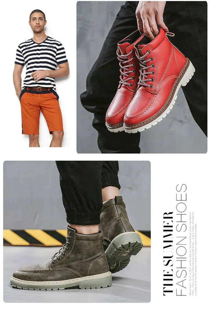 Новинка года; брендовые модные повседневные кожаные ботинки на шнуровке; студенческие ботинки с высоким берцем для мальчиков; мотоботы; зимние ботинки; A382