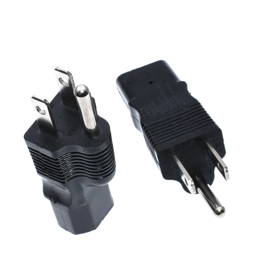 США в IEC320 C13 разъем преобразования питания, Nema 5-15P 3 зубец конвертер, IEC320 C13 3 отверстия в США 3 pin AC адаптер питания 250V10A