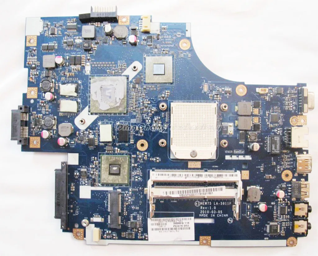 Материнская плата для ноутбука ACER 5551 5551G 5552 5552G NEW75 LA-5911P MBPUU02001 HD5650M 1GB GPU 100%