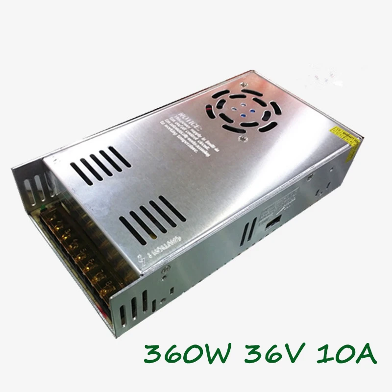

360W 36V 10A Power supplies Switching Power Supply Driver For LED Strip light Display AC110V-240V Input 36V Output News