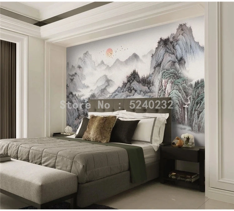 Papel de parede foto estilo chinês pintura