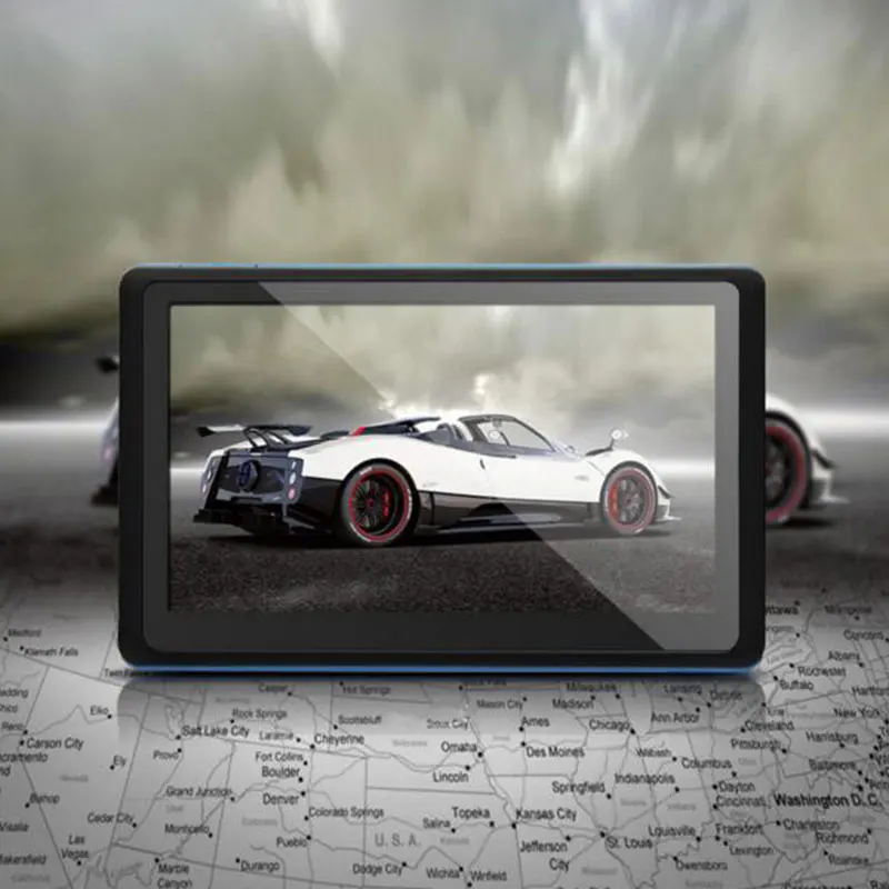  GPS Navigator System HD GPS Navigator Portable GPS Navigation Car Turn-By-Turn Directions 5 Inch 8G
