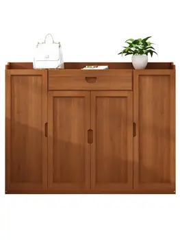 

Simple Shoe Multi-storey Dormitory Shelf Bamboo Solid Wood Home Door Storage Artifact Shoes Shelf Dust