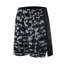 SYNSLOVE взрослые камуфляжные тренировочные баскетбольные Беговые Спортивные шорты Свободные простые полосы Лига взрослых размера плюс двойной карман