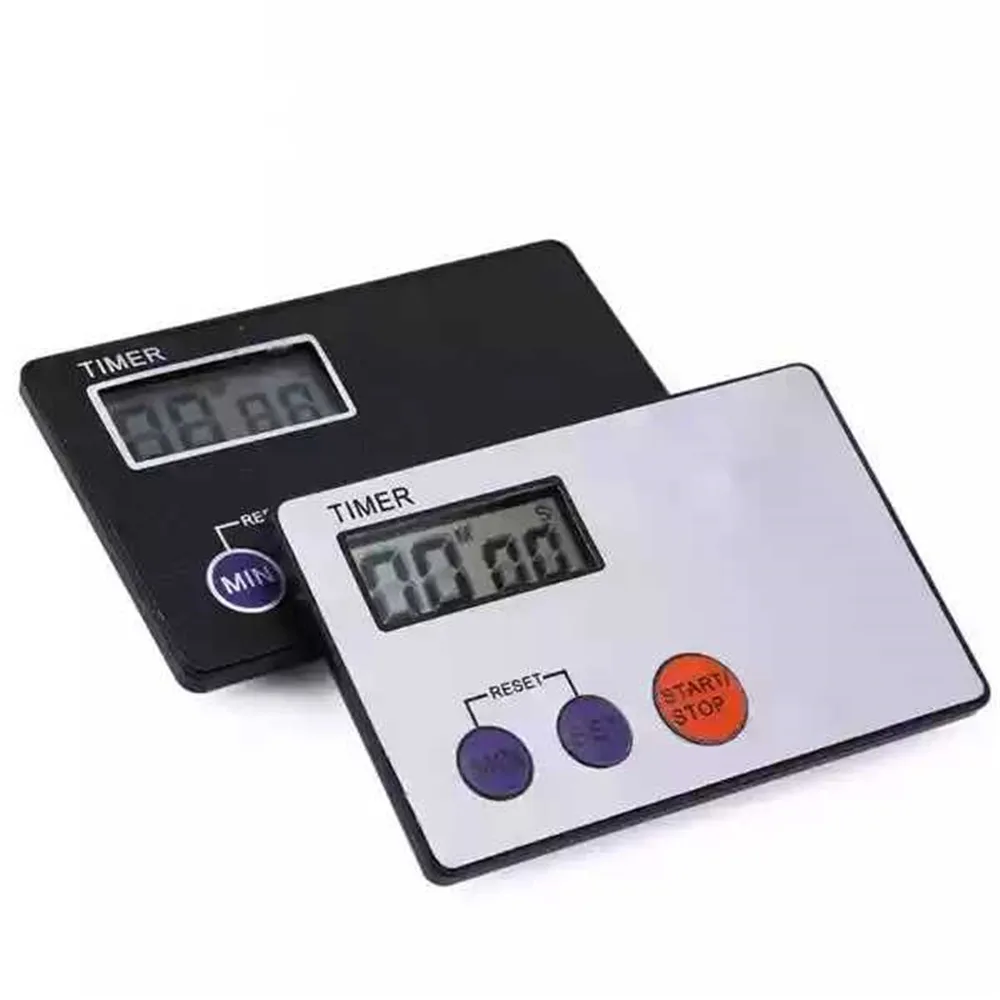 Digital Kitchen Timer Countdown Alarm Clock Home Cooking Food Practical Supplies Tools Electric Kitchen Accessories Black White