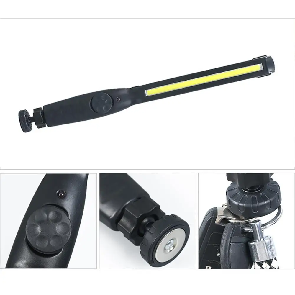

Protable Spotlight Garage Working Light Multifunction USB Rechargeable COB LED Inspection Work Flashlight Outdoor Worklight