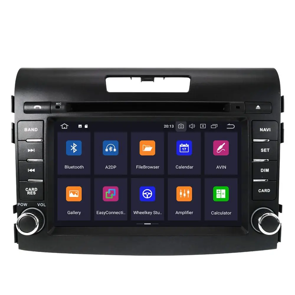 4+64 Android 9.0 Car Stereo Smart Multimedia DVD Player GPS for Honda CRV 2012-2016 Audio Video radio tape recorder BT head unit