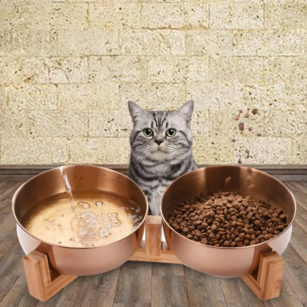Pet нержавеющая сталь медленное питание наклонная одинарная миска двойная миска для домашних животных Кормушка для собак товары для животных Кормушка для животных 4 типа